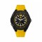 Caterpillar Phoenix P9-160-27-127 Black Yellow Dial Yellow Rubber Strap Analog Men Watch