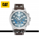CAT CHICAGO CHRONO PS-143-35-338 BROWN LEATHER STRAP MEN WATCH CAT CHICAGO CHRONO PS-143-35-338 BROWN LEATHER STRAP MEN WATCH