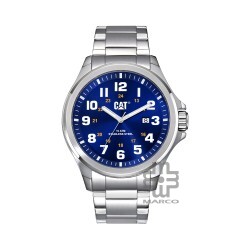 CAT OPERATOR 48MM 1.2 PU-141-11-617 Silver Stainless Steel Analog Watch | 10 ATM | 45MM | 2Y Warranty