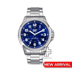 CAT OPERATOR 48MM 1.2 PU-141-11-617 Silver Stainless Steel Analog Watch | 10 ATM | 45MM | 2Y Warranty