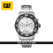CAT DRIVE CHRONO PW-143-11-222 SILVER STAINLESS STEEL STRAP MEN WATCH