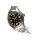 Caterpillar H-Dial QA-141-11-137 Black Yellow Stainless Steel Analog Watch | 100M | 44MM | 2Y Warranty