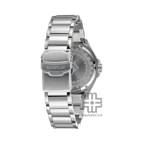 CAT DOME QD-141-11-127 Silver Stainless Steel Analog Watch | 10 ATM | 43MM | 2Y Warranty