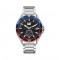CAT DOME QD-141-11-128 Silver Stainless Steel Analog Watch | 10 ATM | 43MM | 2Y Warranty