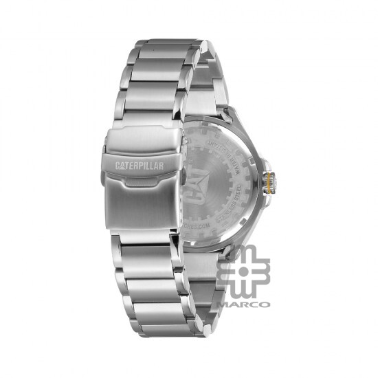 CAT DOME QD-141-11-227 Silver Stainless Steel Analog Watch | 10 ATM | 43MM | 2Y Warranty