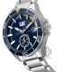 CAT DOME QD-141-11-621 Silver Stainless Steel Analog Watch | 10 ATM | 43MM | 2Y Warranty
