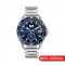 CAT DOME QD-141-11-621 Silver Stainless Steel Analog Watch | 10 ATM | 43MM | 2Y Warranty