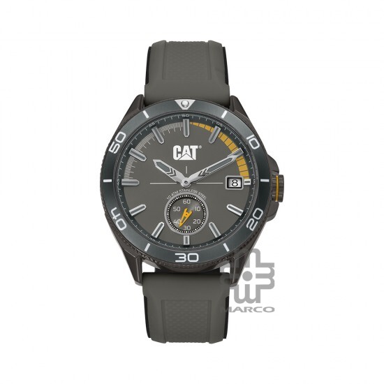 CAT DOME QD-151-25-527 Black Silicone Band Analog Watch | 10 ATM | 43MM | 2Y Warranty