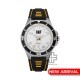 Caterpillar SPORTIF III QF-141-21-232 | Black & Yellow | Silicone Strap | 44MM | 2Y Warranty