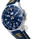 Caterpillar SPORTIF III QF-141-26-632 | Blue & Yellow | Silicone Strap | 44MM | 2Y Warranty
