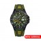 Caterpillar SPORTIF III Multi QF-159-23-331 | Green | Silicone Strap | 44MM | 2Y Warranty