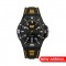 Caterpillar SPORTIF III QF-161-21-131 | Black & Yellow | Silicone Strap | 44MM | 2Y Warranty