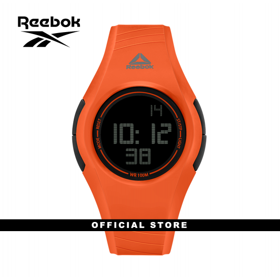 REEBOK SHARP RD-SHA-G9-POPO-BW ORANGE SILICON STRAP MEN WATCH