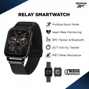 Reebok RELAY BLACK Unisex Smart Watch 