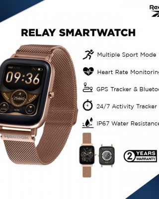Reebok RELAY GOLD Unisex Smart Watch 