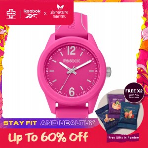 REEBOK SPINDROP SPEED RF-SDS-L2-PPIP-P1 PINK SILICON STRAP WOMEN WATCH