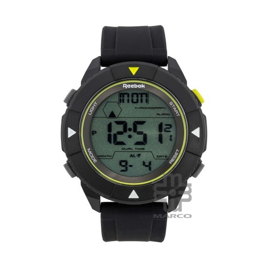 Reebok Blaze RV-BLZ-G9-PBPB-WG Black Green Men Digital Watch | 50MM | 5ATM | 2Y Warranty Reebok Blaze RV-BLZ-G9-PBPB-WG Black Green Men Digital Watch | 50MM | 5ATM | 2Y Warranty