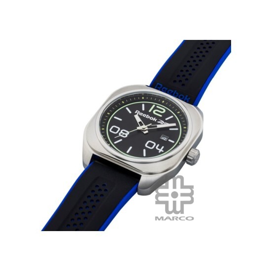 Reebok Brevity RV-BRE-G3-S1IB-BW Warrior Black Men Watch | Analog Dial | 45MM | 10 ATM | Silicone with SS Buckle