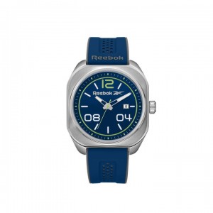 Reebok Brevity RV-BRE-G3-S1IN-NW Vector Blue Men Watch | Analog Dial | 45MM | 10 ATM | Silicone with SS Buckle