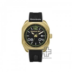 Reebok Brevity RV-BRE-G3-S2IB-BW Black and White  Men Watch | Analog Dial| 45MM | 10 ATM | Silicone with SS Buckle