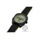 Reebok Brevity RV-BRE-G3-SBIB-GW Black and Green Men Watch | Analog Dial | 45MM | 10 ATM | Silicone with SS Buckle