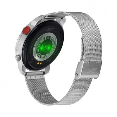 Reebok Champ | Unisex Smartwatch | RV-CMF-G0-A1S1-BB | Sliver | AMOLED Display | 44MM