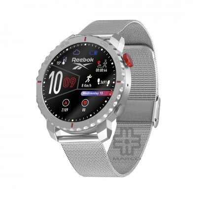 Reebok Champ | Unisex Smartwatch | RV-CMF-G0-A1S1-BB | Sliver | AMOLED Display | 44MM