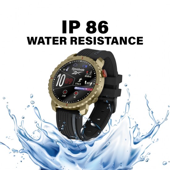 Reebok Champ | Unisex Smartwatch | RV-CMF-G0-A3IB-BB | Warrior Black | AMOLED Display | 44MM