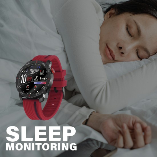 Reebok Champ | Unisex Smartwatch | RV-CMF-G0-ABIR-BB | Vector Red | AMOLED Display | 44MM