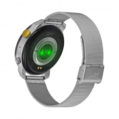 Reebok Champ | Unisex Smartwatch | RV-CMU-G0-A1S1-BB | Sliver | AMOLED Display | 44MM