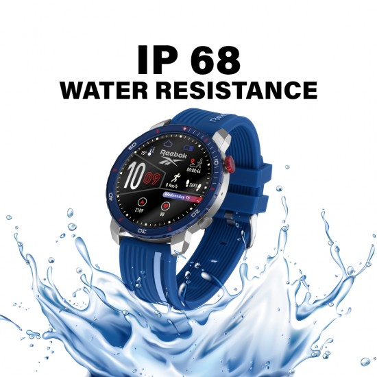Reebok Champ | Unisex Smartwatch | RV-CMU-G0-ANIN-BB | Essential Blue | AMOLED Display | 44MM