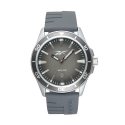 Reebok Courtside RV-COT-G3-A1IA-AW Dark Grey Silicone Strap Men Watch