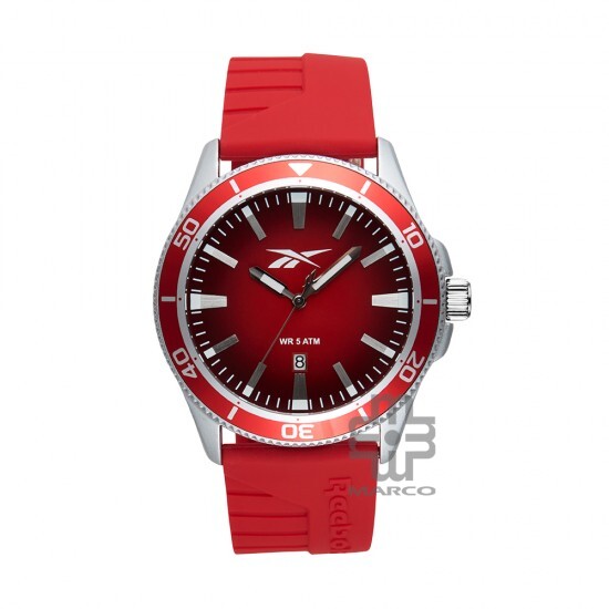 Reebok Courtside RV-COT-G3-A1IR-RW Red Silicone Strap Men Watch