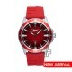 Reebok Courtside RV-COT-G3-A1IR-RW Red Silicone Strap Men Watch