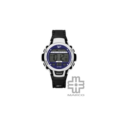 Reebok Crunches RV-CRU-L9-PWPB-WU Warrior Black and White Women Watch | Digital Dial | 38MM | 10 ATM | PU Strap
