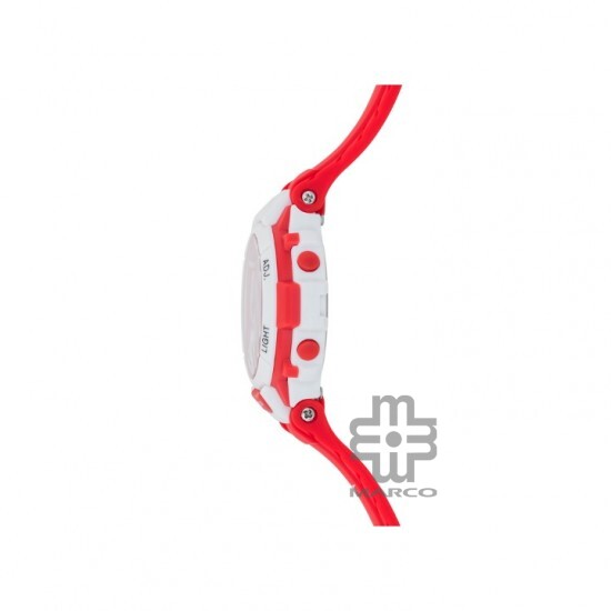 Reebok Crunches RV-CRU-L9-PWPR-WR Vector Red and White Women Watch | Digital Dial | 38MM | 10 ATM | PU Strap
