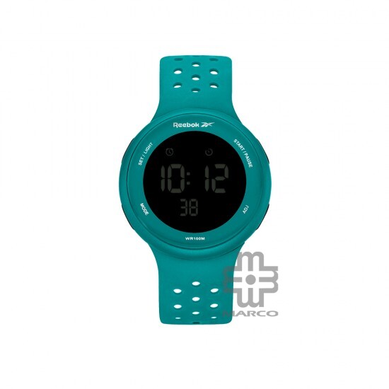 Reebok Elements RV-ELE-U9-PTIT-BT Classic Teal Silicone Watchstrap Digital Unisex Watch Reebok Elements RV-ELE-U9-PTIT-BT Classic Teal Silicone Watchstrap Digital Unisex Watch
