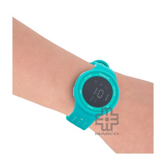 Reebok Elements RV-ELE-U9-PTIT-BT Classic Teal Silicone Watchstrap Digital Unisex Watch Reebok Elements RV-ELE-U9-PTIT-BT Classic Teal Silicone Watchstrap Digital Unisex Watch