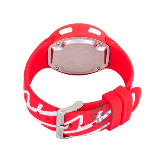 REEBOK Elements Ignite RV-ELI-U9-PRIR-WR Black Grey Dial Red White Silicone Watch Strap Digital Unisex Watch
