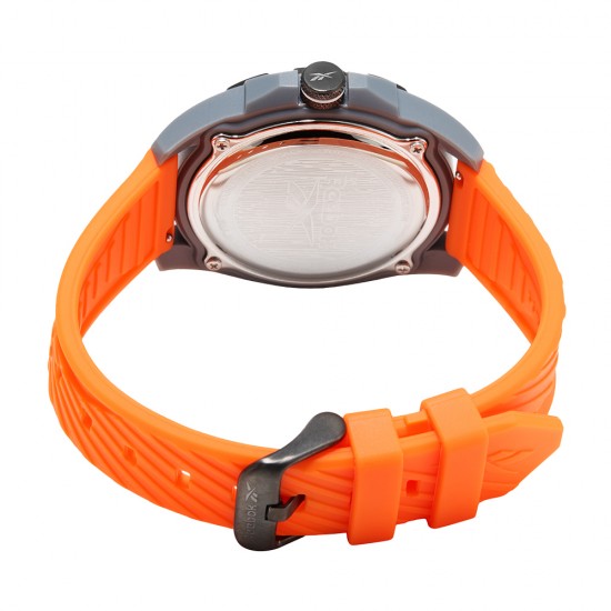 Reebok Embolder RV-EMB-G3-PAIO-1B Orange Silicone Strap Men Watch