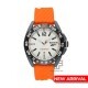 Reebok Embolder RV-EMB-G3-PAIO-1B Orange Silicone Strap Men Watch