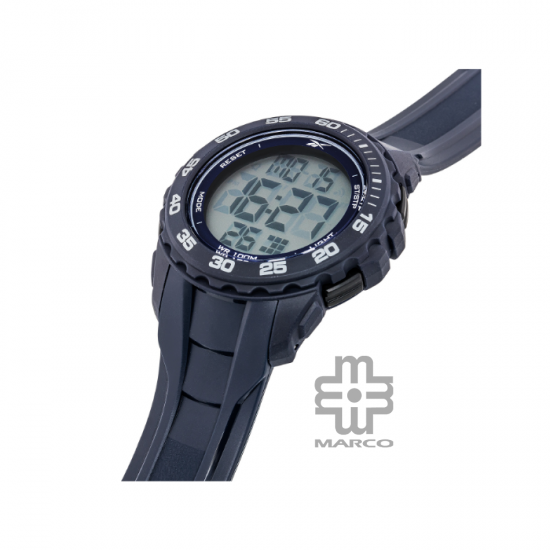 Reebok FRONT RV-FRO-G9-PLPL-WM | Dark Blue | Men Digital Watch | 46MM | 10 ATM | 2Y Warranty Reebok FRONT RV-FRO-G9-PLPL-WM | Dark Blue | Men Digital Watch | 46MM | 10 ATM | 2Y Warranty