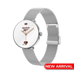 Reebok Smartwatch Glow RV-GL2-L0-A1S1-BB Silver Stainless Steel Strap Women Watch