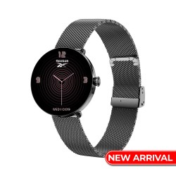 Reebok Smartwatch Glow RV-GL2-L0-ABSB-BB Black Stainless Steel Strap Women Watch