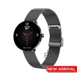 Reebok Smartwatch Glow RV-GL2-L0-ABSB-BB Black Stainless Steel Strap Women Watch