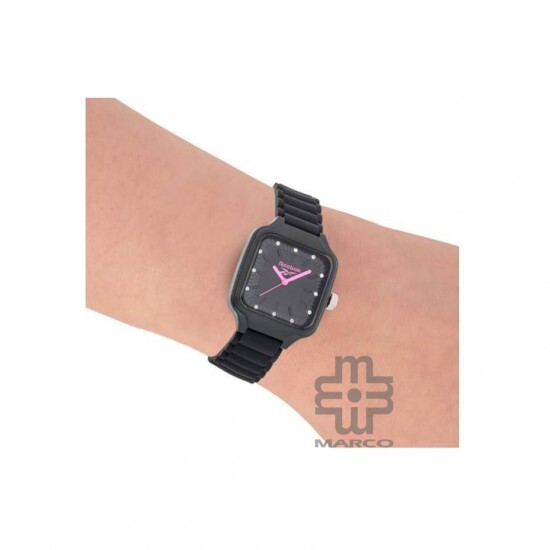 Reebok Glimmer RV-GLI-L2-PBIB-BP Warrior Black Laser Pink Women Analog Watch | 36MM | 5ATM | 2Y Warranty