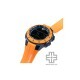 Reebok Grit RV-GRI-G9-PNPO-BW Orange PU Band Men Watch