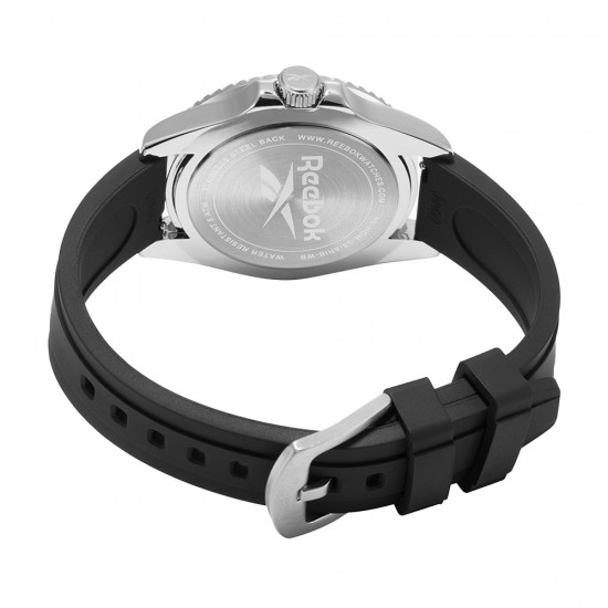 Reebok Hommage RV-HOM-G3-ARIB-WB Black Silicone Strap Men Watch
