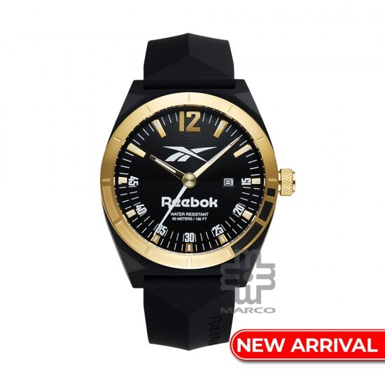 Reebok Legazi RV-LGA-G3-PBIB-A2 Black Silicone Strap Men Watch