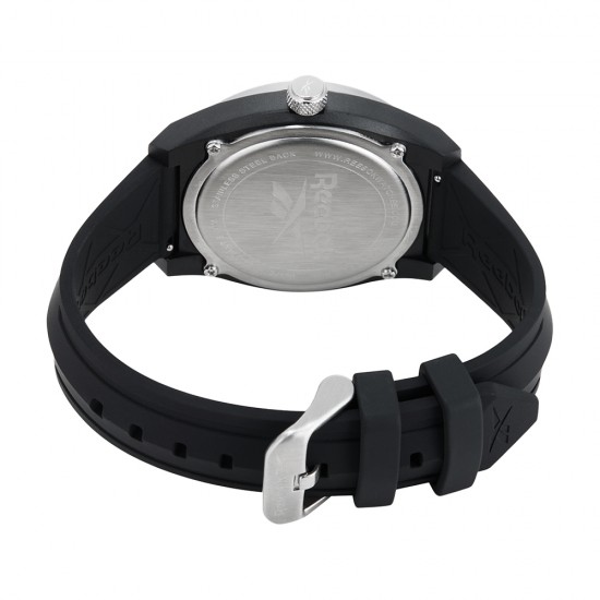 Reebok Legazi RV-LGA-G3-PBIB-B1 Black Silicone Strap Men Watch